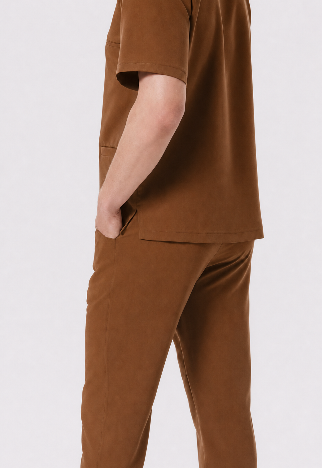 Herren Jogger-Hose Leo, Farbe schokolade, Seite
