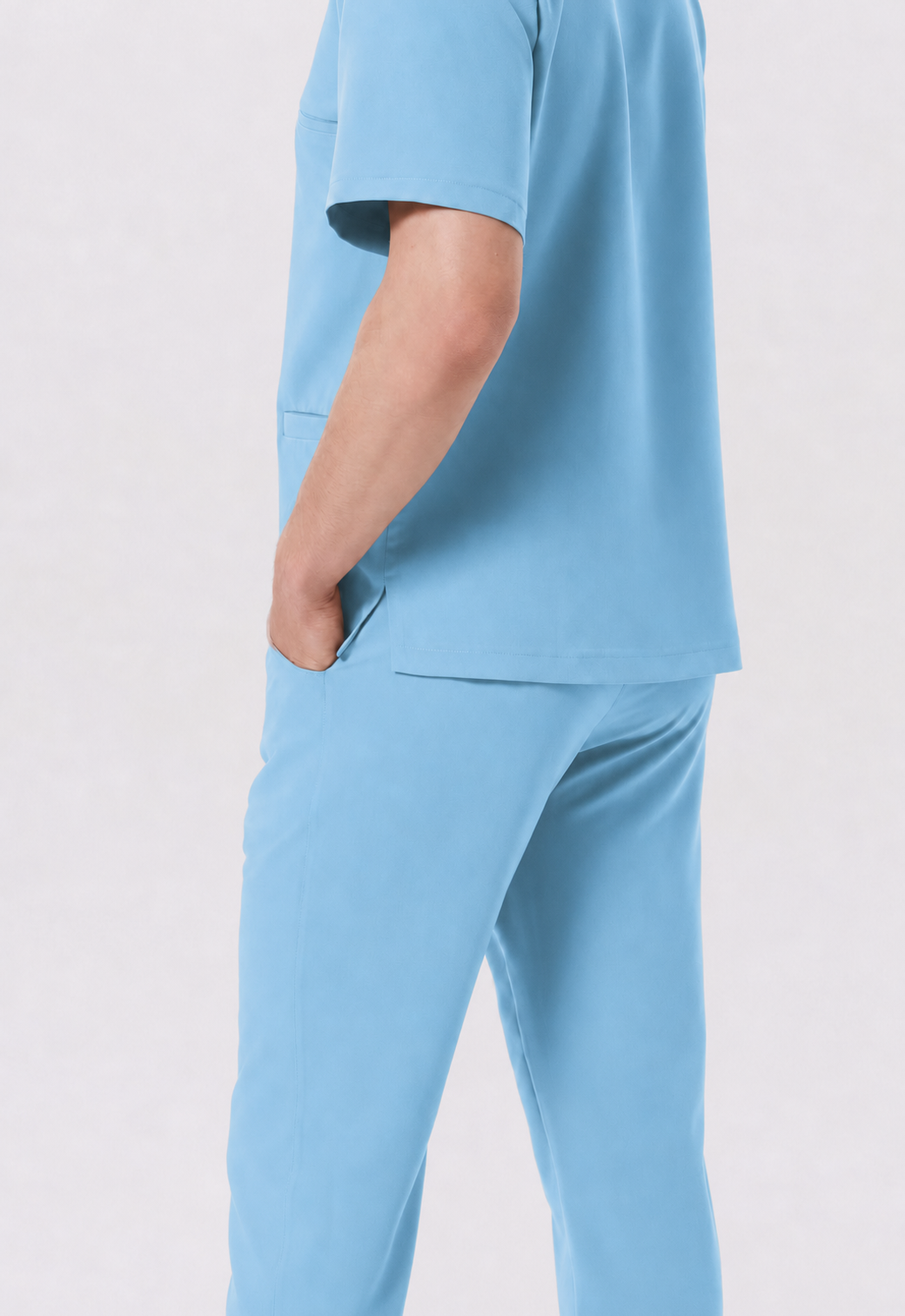 Herren Jogger-Hose Leo, Farbe himmelblau, Seite